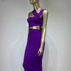 Women Summer Sexy Hollow Out Brown Midi Knee Length Bodycon Bandage Dress 2023 Designer Elegant Evening Party Dress Vestido