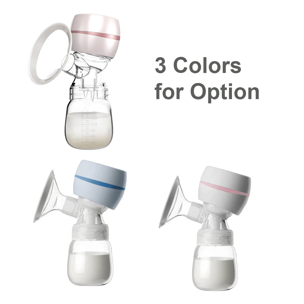 Electric Breast Pump Breast Pump with LED Screen Milk Puller for Breastfeeding Low Noise with 180ml Milk Bottle BPA-free