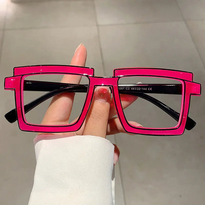 Vintage Anti Blue Light Optical Square Glasses Women For Men Ladies Luxury Brand Designer Myopia Prescription Eyewear Frame