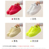 2025 New spring shoes for women green trainers platform lace up sneakers woman hip hop chunky sports shoes faux leather sneaker