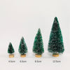 5/8pcs Mini Christmas Trees Small Artificial Christmas Tree Ornament Cedar Pine Sisal Tabletop Merry Christmas Party Decoration