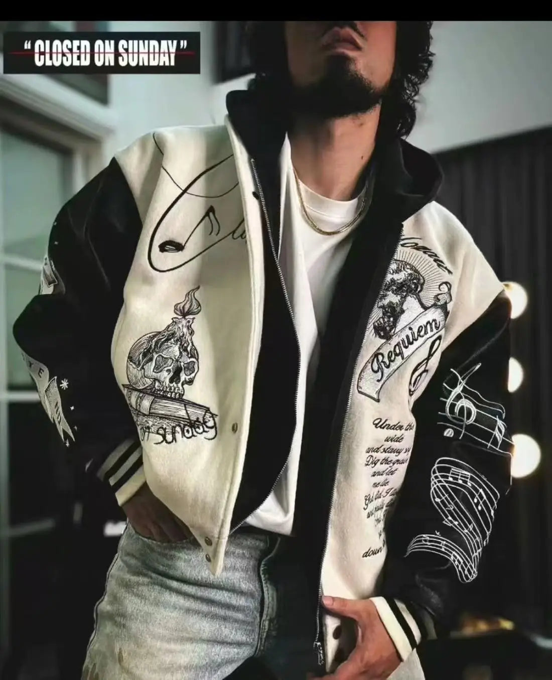 Embroidery Varsity Jacket Men PU Leather Sleeves Oversized Bomber Jackets Women Baseball Coats Streetwear Men Clothing