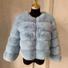 Damenmode Kunstpelzmantel superheiß Herbst Winter Damen kurze Kunstfuchsjacke flauschig hohe Qualität 7XL Damen Pelzmäntel