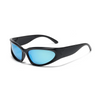 Designer y2k UV400 Mirrored Sunglasses Women White Sun Glasses Men Hispter Sport Driving Cycling Ladies Shades 2023 gafas de sol