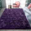 Fluffy Bedroom Rug Carpet Shaggy Fuzzy Rugs for Bedroom Thick Black Area Rugs for Living Room Rugs  for Girls Boys