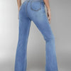 New women's hot jeans slimming European and American style casual versatile high waist washed Denim trousers for women