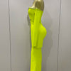Sexy Off Shoulder Luxury Diamonds Long Bodycon Bandage Dress 2025Women Celebrity Elegant Prom Gown Birthday Club Cocktail Dress