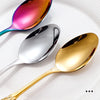 Golden Stainless Steel Cutlery Set Royal European Spoon Fork Complete Tableware Retro Design Dishwasher Safe Elegant Flatware