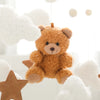 Baby Crib Mobile Rattle Toy 0-12Months Infant Soft Felt Teddy Velvet Pink Bear Bed Bell Hanging Toy Holder Bracket Crib Girl Toy
