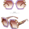 Stylish Diamond Blingbling Sunglasses For Mens Women With Bee 2022 Luxury Brand Designer Rhinestone Sexy SunglassesWomen