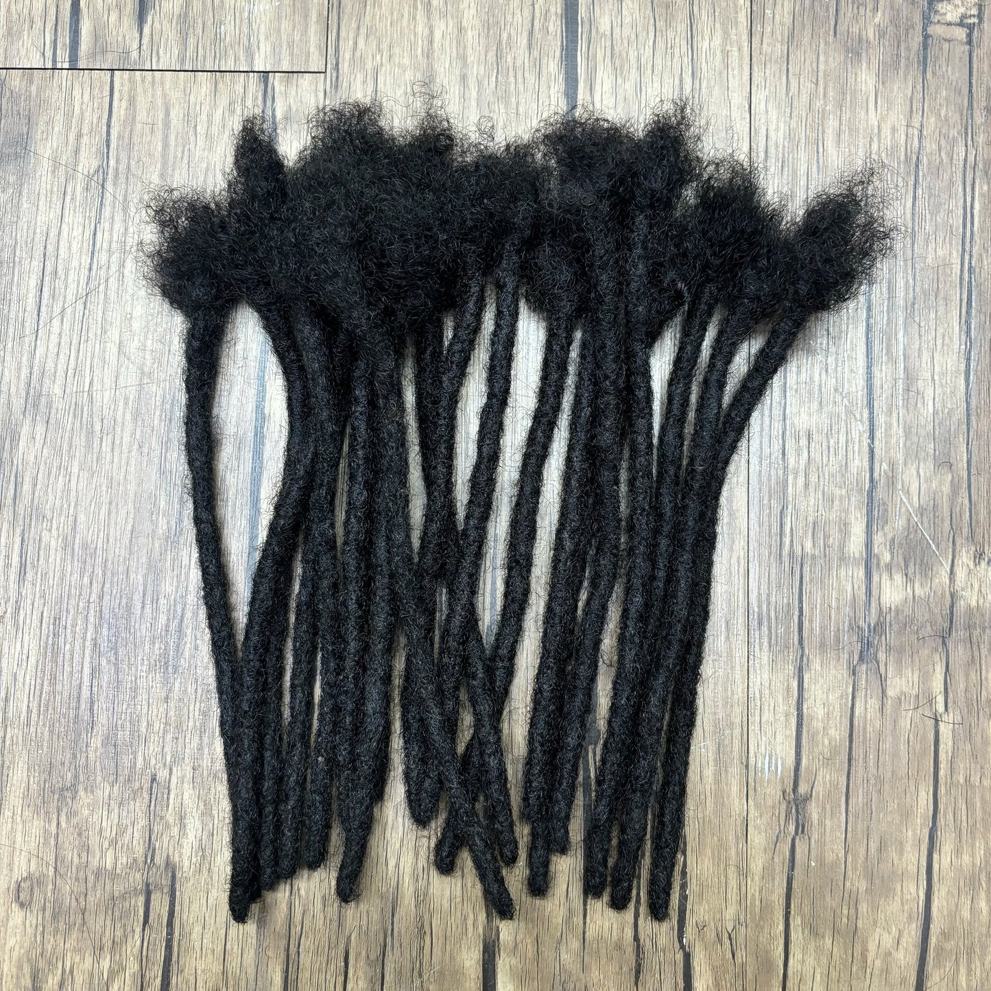 Dreadlock Extensions Real Human Hair For Man/Women 0.6cm Wedth Permanent Loc Extensions 20 Strands 8 Inch Brazilian Dreadlock