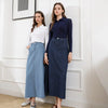 AS 2025 pinstripe denim skirt fashion woman clothes lady wear