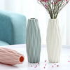 1Pc Diamond Plastic Vase Imitation Ceramic Flower Pot Thick And Durable Suitable For Living Room Bedroom Home Holiday Decoration