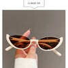 Half Frame Cat-eye Sunglasses Fashion Style Colored Women's Sunglasses Uv400 Fashion Shades Eyewear Summer Anti UV Sunglasses