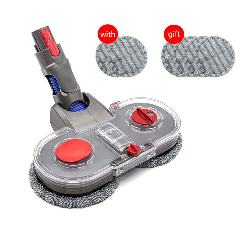 Electric Mop Head Kit For Dyson V7 V8 V10 V11 V15Gen5 Vacuum Cleaner Part Mop Attachment With Water Reservoir Cleaning Rag Cloth