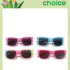 2024 New Trendy Cool Children's Colorful Shiny Square Sunglasses Girls Trendy Fashionable Cute Sun Glasses Kids Eyewear