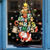 Santa Snowman Christmas Window Stickers Wall Decals New Year 2025 Christmas Home Decor Merry Christmas Xmas Decorations Gifts