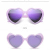 New Love Heart Shaped Polarized Sunglasses Women Fashion Cute Retro Vintage Gradient Sun Glasses UV400 Protection Unisex Eyewear