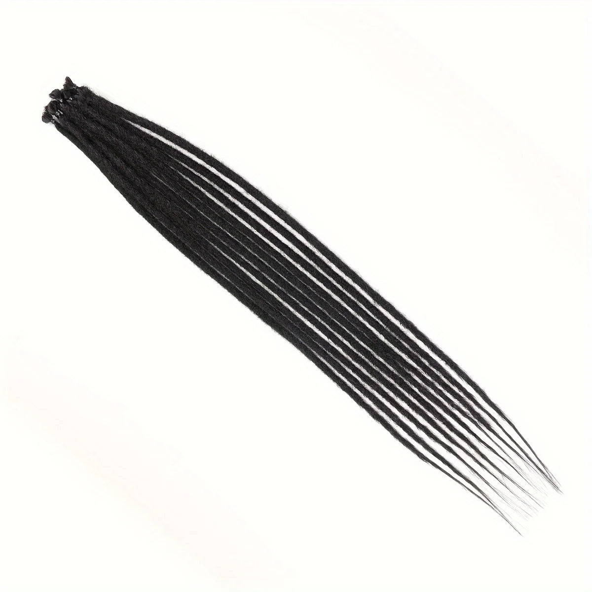 24Inch Dreadlock Extensions Synthetic Loc Extensions 0.6CM 100% Full Head Handmade Permanent Dreadlocks Extension for Men/Women