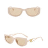 New Small Frame Cat Eye Sunglasses Women Personality Hollow Triangle Sun Glasses Men Trendy Retro Oval Gafas De Sol Mujer