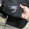 VGH Minimalist Patchwork Drawstring Solid Blazers For Women Notched Collar Long Sleeve Backless Hollow Out Blazer Female Style