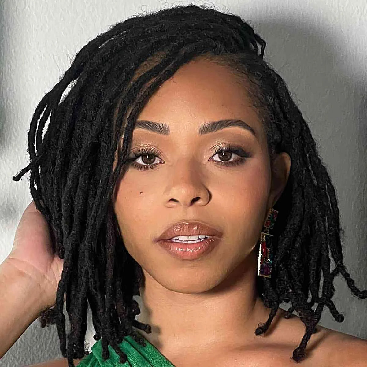 Human Hair Dreadlock Extentions Deep Goddess Human Hair Dread Loc Color Goddess Braids Hair For Black Goddes Loc Youmay Virgin