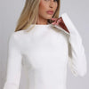 Mozision Long Sleeve Backless Sexy Mini Dress For Women Autumn Winter New O Neck High Waist A-line Club Party Sexy Dress Elegant