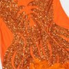 Bodycon Women Backless Lace Up Halter See Through Sequins Mesh Patchwork Sexy Party Dress Feather Hem Fashion Night Club Dress