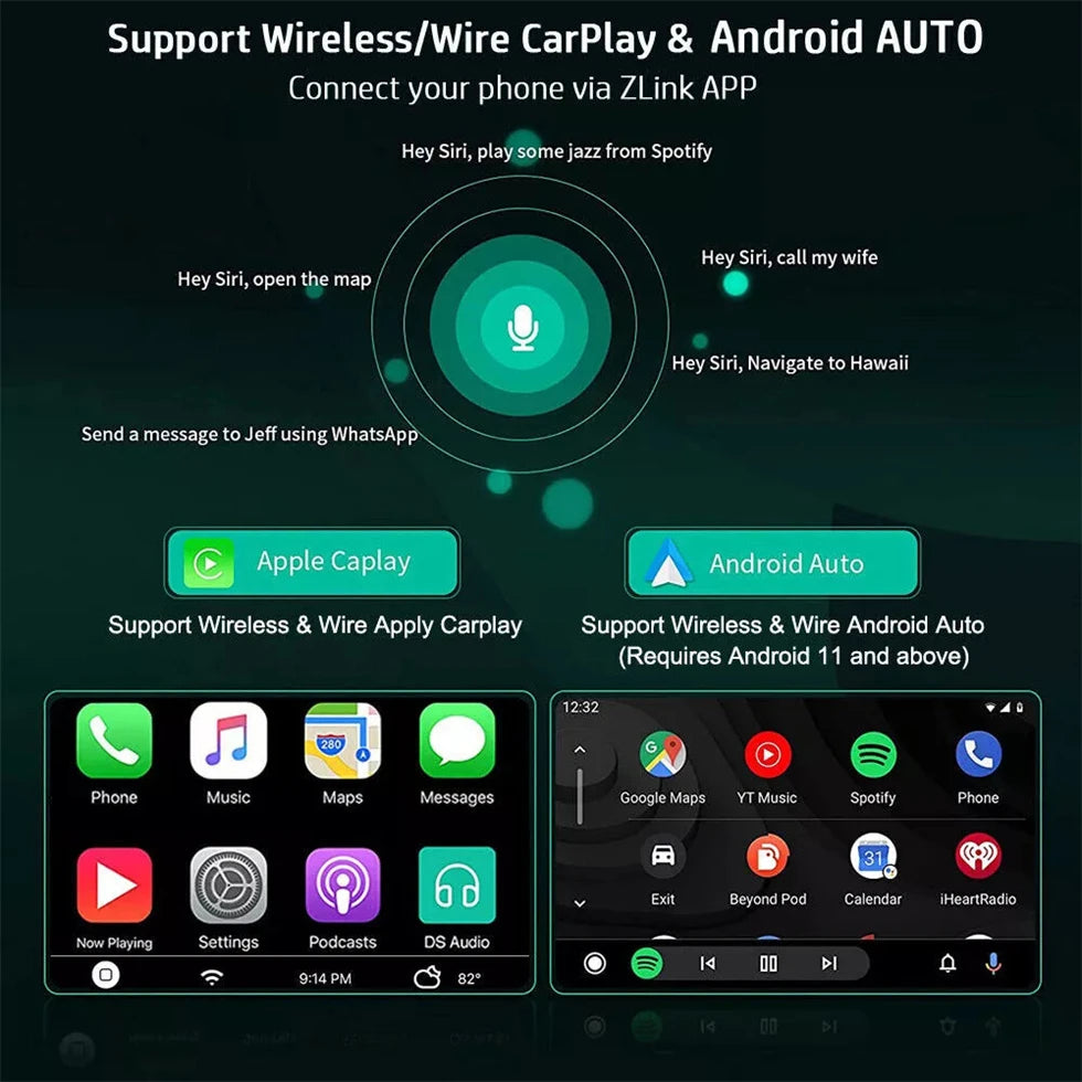 For Tesla Style 2 Din Android 14 Car Radio For Nissan Hyundai Kia Toyota Multimedia Video Player Navi Stereo Carplay Mirror link