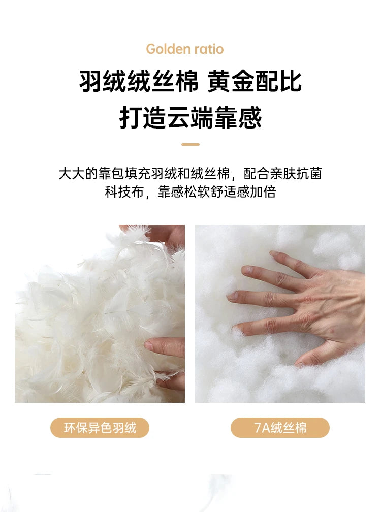 Fluffy White Living Room Chair Modern Cute Floor Ergonomic Living Room Chair Lounge Recliner Meuble Salon Home Furniture