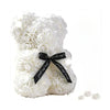 Artificial Flower Eternal Rose Teddy Bear for  Birthday Anniversary Gifts & Decor Miniatures A for my girlfriend Valentine's Day
