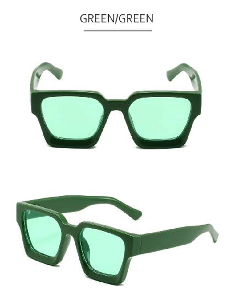 White glasses, women's and men's sunglasses, summer sunshade, windproof, and color changing glasses