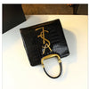 High-grade light luxury handbag 2024 new autumn and winter fashion Tote bag women's crocodile print single shoulder crossbodybag