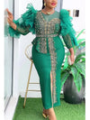 Elegant African Dresses for Women 2025 New Africa Clothing Plus Size Turkey Wedding Party Long Dress Dashiki Ankara Outfits Robe