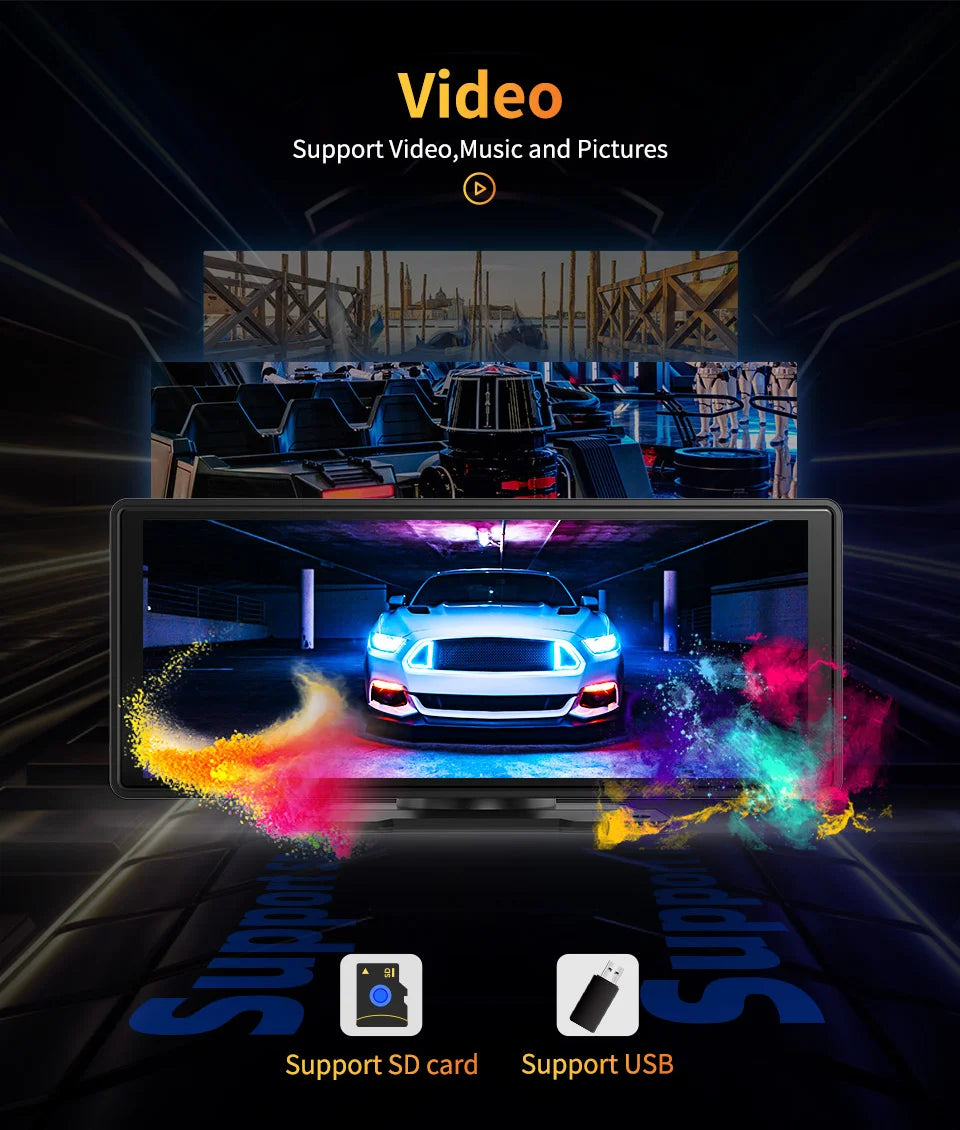 Imagebon Android 13 4G LTE 10.26 Inch Dash Cam Recorder 6+128G 8 Core ADAS Google Play GPS FM 24H Parking Monitor Mirror Video