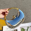 Luxury Brand Evening Clutch Acrylic Shell Bag Ladies Handbag Fashion Shoulder Bag Half-moon Design Wedding Purse Party Handbag