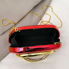Fashion Elegant Metal Closure Box Shaped Crossbody Bags Women Evening Bags Wedding Mini Ladies Wallet Party Cute Purse ClutchBag