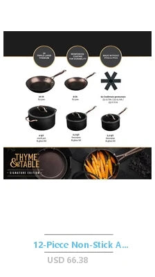 18-Piece Stainless Steel Nonstick Cookware Set Gray Interior Glass Lids Dishwasher Safe Gas/Electric/Ceramic Compatible Riveted