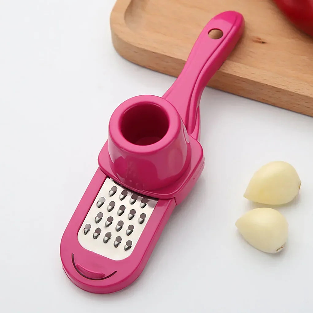 1-Piece Multifunctional Manual Garlic Crusher Ginger Garlic Grater Garlic Cutter Peeler Kitchen Tool with Excellent Functionalit