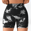 FITTOO Women V Back Shorts Cross High Waist Scrunch Butt Booty Leggings Workout Athletic Gym Cargo Bottoms Sexy Female Clothing