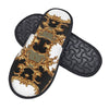 Custom Queen Of Absolutely Everything Gold Baroque Soft Memory Foam House Slippers Women Comfy Warm Anti-skid Sole Slipper