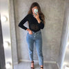 Summer Women T Shirt Girls T-Shirt Woman Clothes Long Sleeve Tops Spring Black Slim Tshirt Female Crop Top Tee Sexy Skinny Y2k
