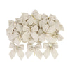 20/10pcs Linen Christmas Bow Decoration Christmas Tree Hanging Ornaments Bowknot For Xmas Wreath New Year 2024 Navidad Gifts Bow