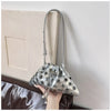 Portable Metal Stud Rivet Shoulder Bag Spicy Girl Chain Y2k Underarm Bag Punk Style Handbag Drawstring Crossbody Bag Daily