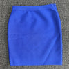 40CM Mini Short Bodycon Bandage Skirts Women Sexy Super Short Candy Color Stretchable Pencil Skirt Nightbar Club Party Going Out