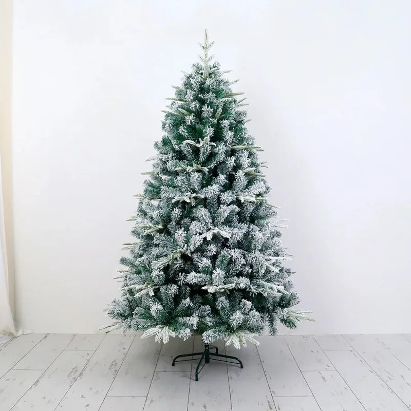 Artificial Christmas Tree PE+PVC Material Snow Spray Fusing Christmas Tree 120cm to 210cm Family Christmas Atmosphere Decoration