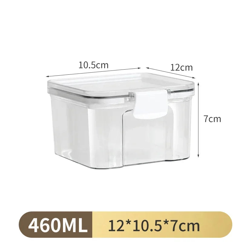 1PC Sealed Jar Airtight Container Grain Pasta Storage Box Plastic Moisture-proof Box Household Kitchen Organizer Seasoning Jars