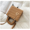 New Fashion Luxury Design Tote Bags for Women Handbags Ladies Shoulder Bags Trending Lingge Chain Crossbody Bag and Purse