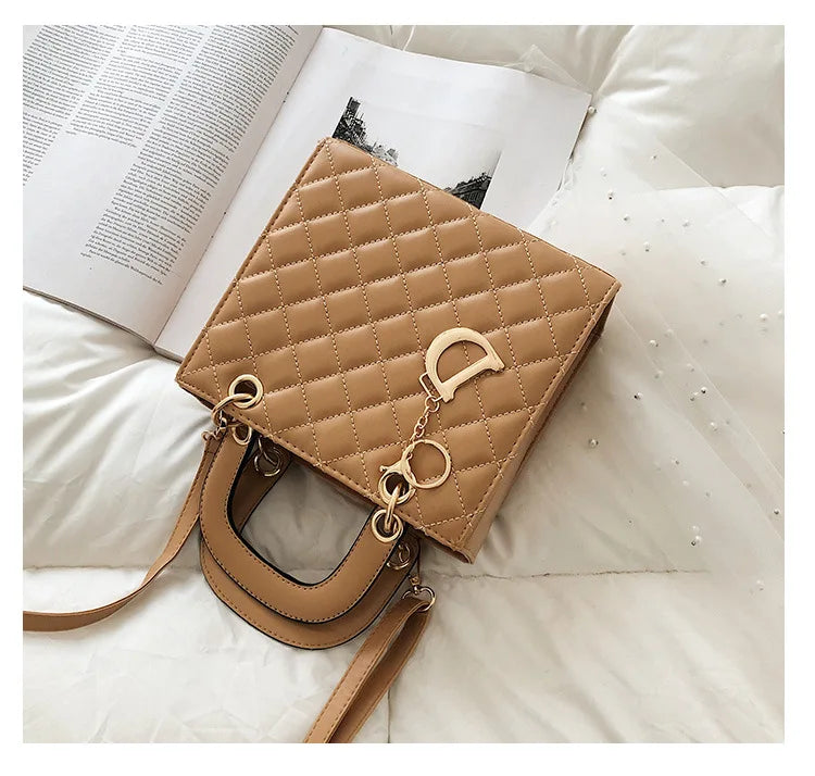 New Fashion Luxury Design Tote Bags for Women Handbags Ladies Shoulder Bags Trending Lingge Chain Crossbody Bag and Purse