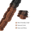French Curls Braiding Hair Extensions Synthetic Hair Loose Wave Spiral Curl Braids High Temperature Ombre Pre Stretched Hair